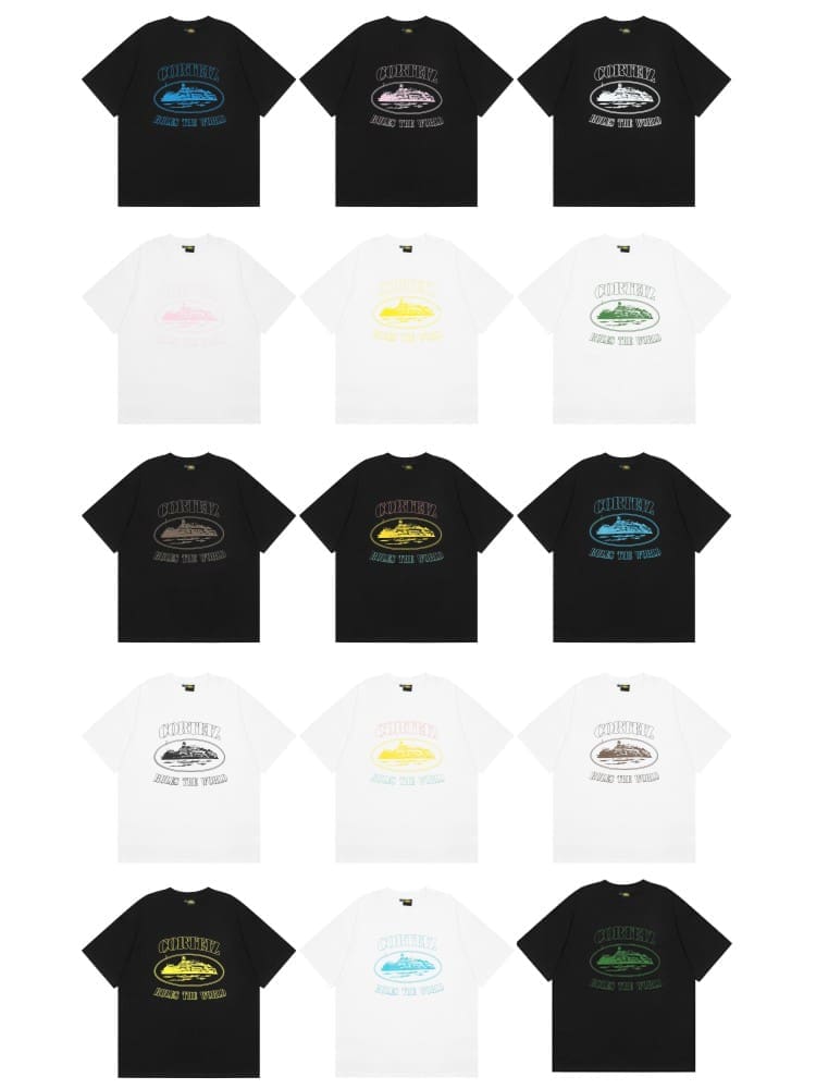 Corteiz Devil Island Sailing Short Sleeve T-Shirt High Street Summer Style