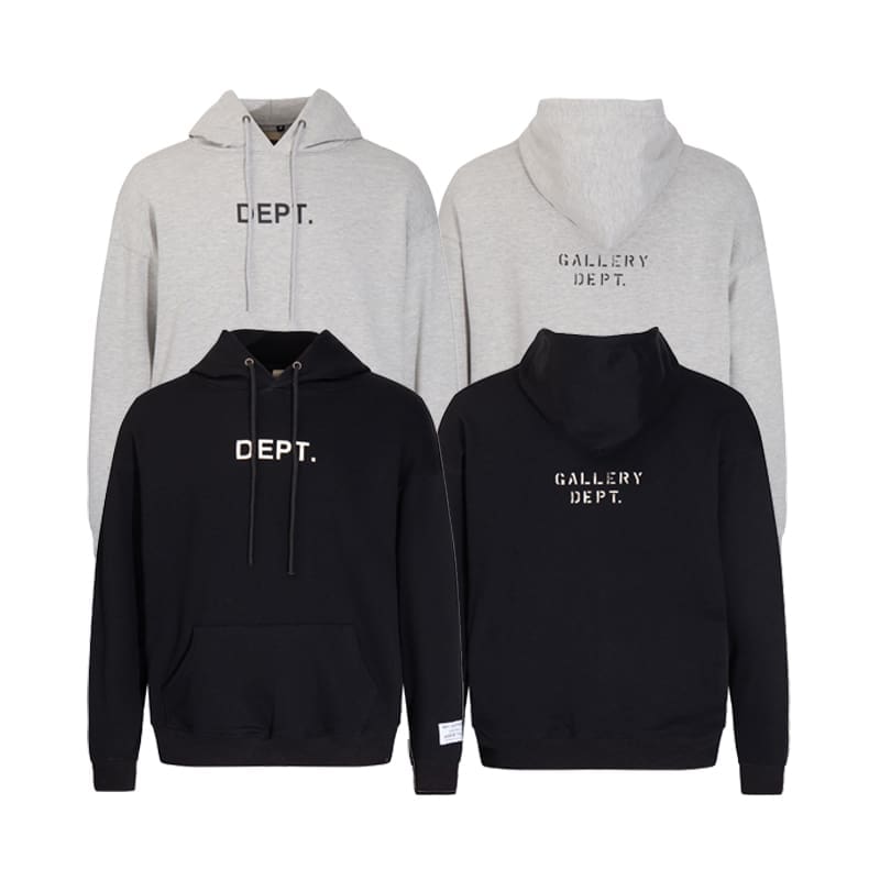 Gallery Dept Distressed Letters Logo Hoodie