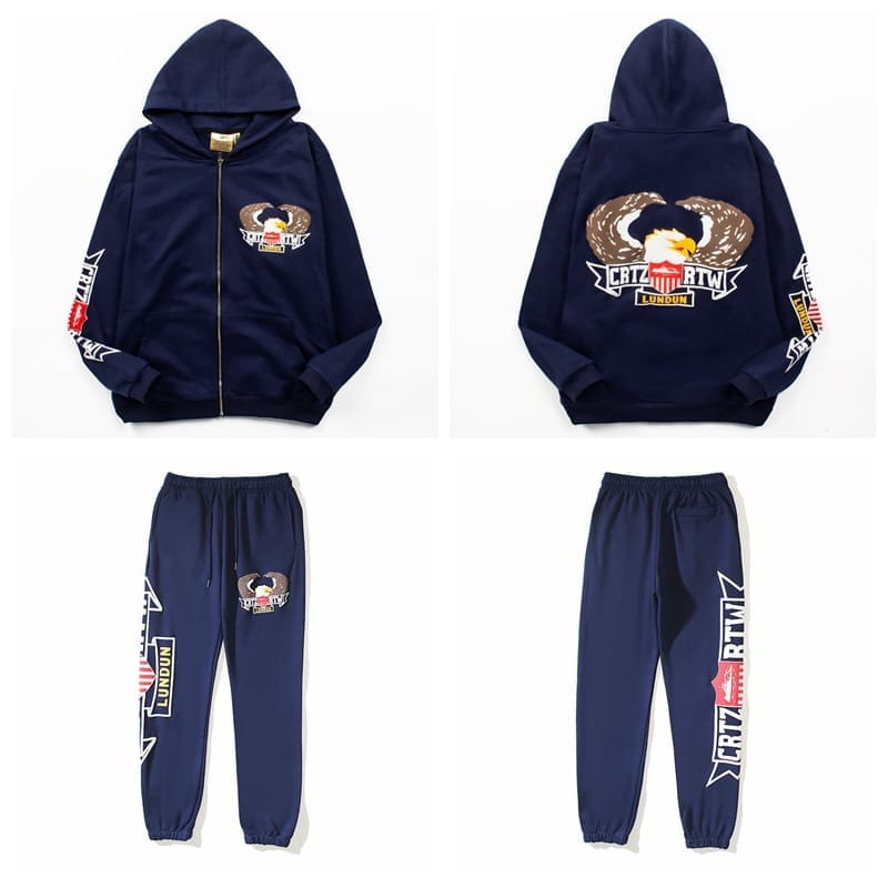 Corteiz Eagle Puff Print Casual Suit