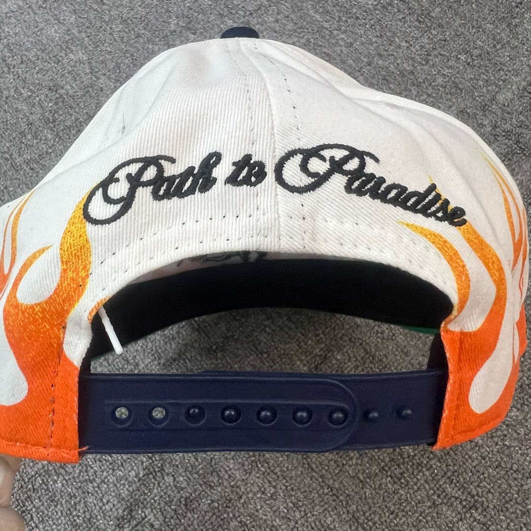 H*lst*r fitted hat with rhinestone logo