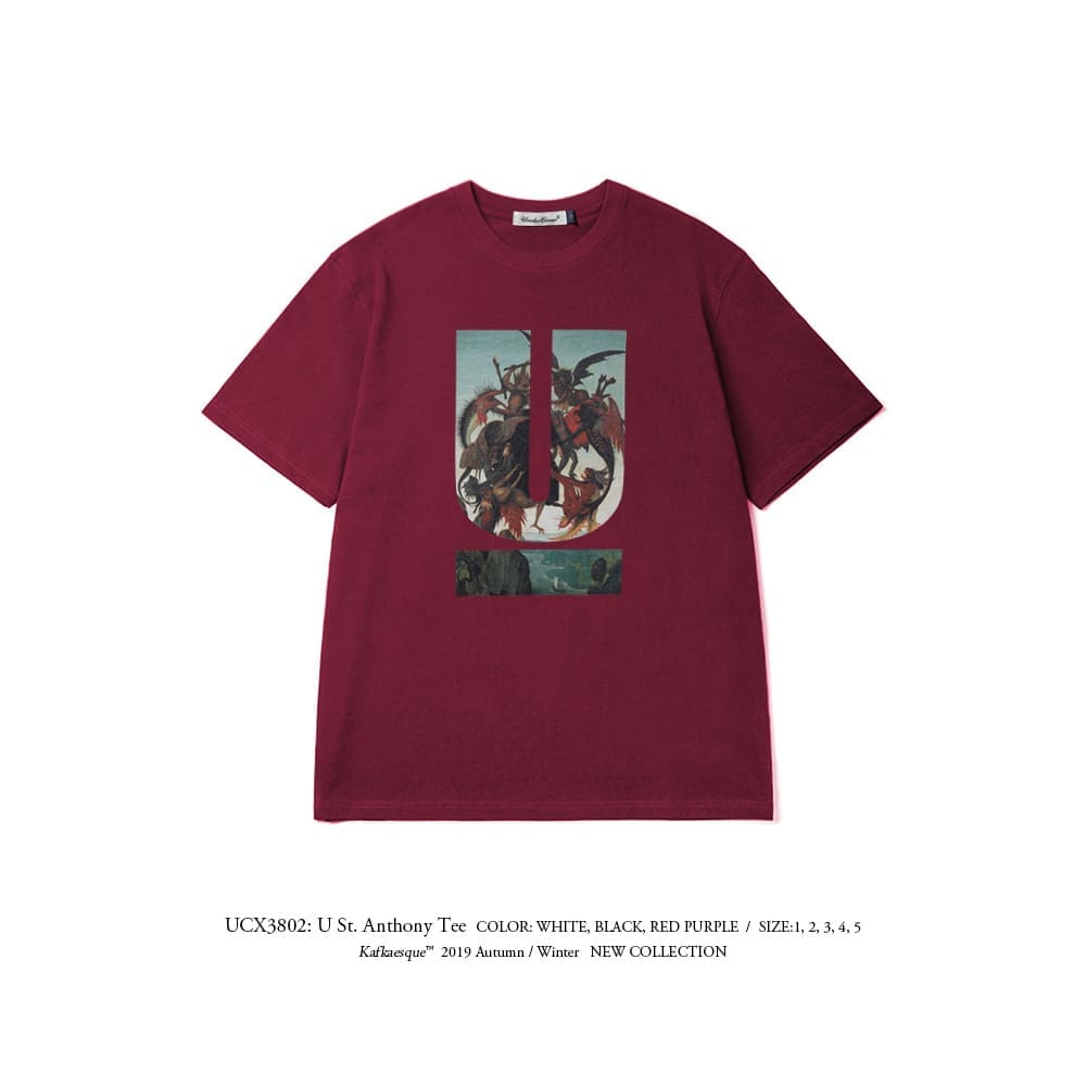 Undercover Clockwork Orange Art Oil Painting Big U T-Shirt for Men and Women