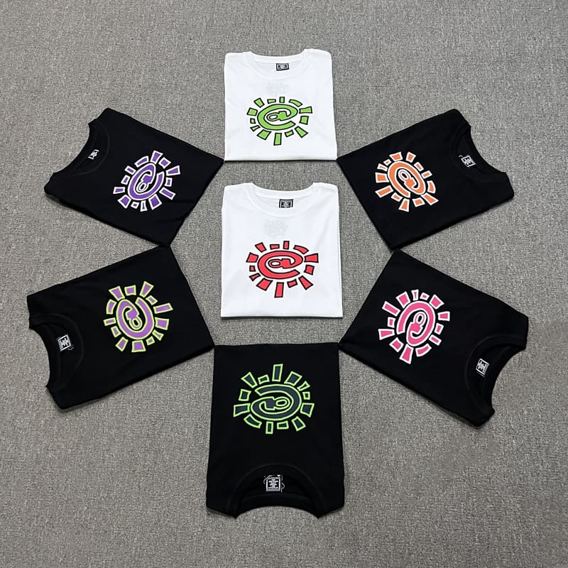 ADWYSD Sun Roll Basic Printed Cotton T-Shirt for Baby Boy and Girl Summer