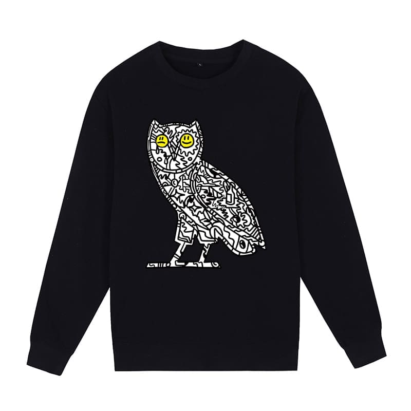 Owl Ovo Sweater With Drake’S Clb Art