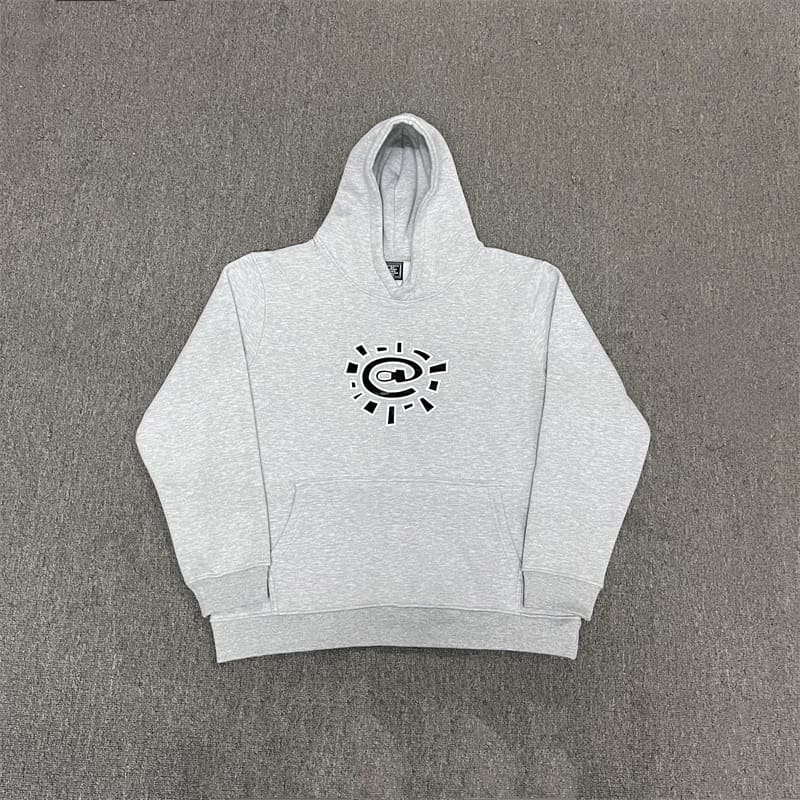 ADWYSD Maychao Sun Roll Velvet Padded Hooded Sweatshirt and Sweatpants Set for Men and Women