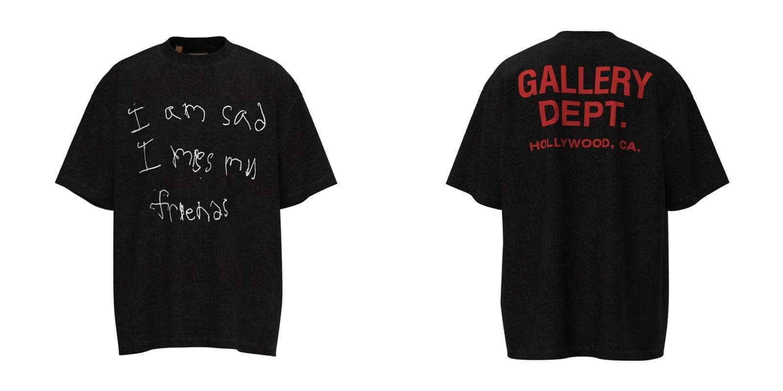 Gallery Dept Vintage Distressed Short Sleeve Tee