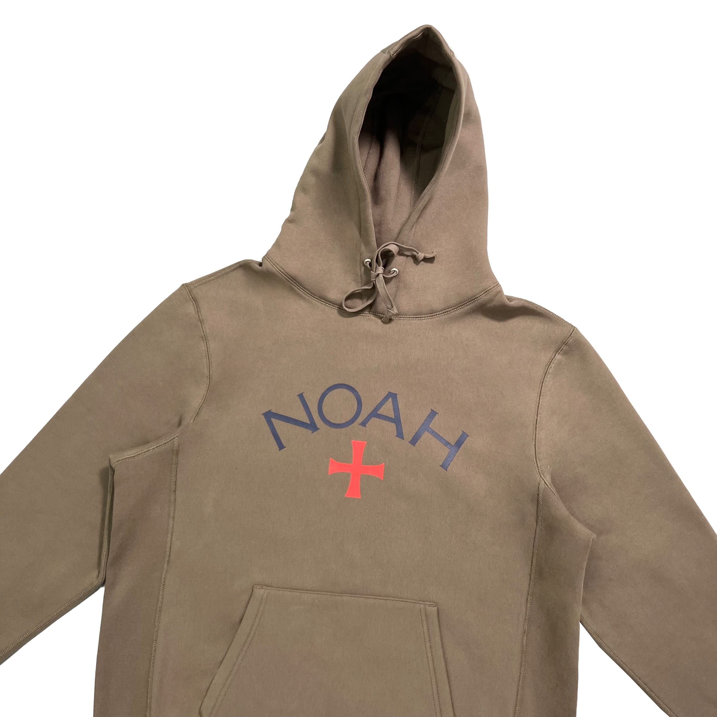 Noah Brown Cross Print Sweatshirt