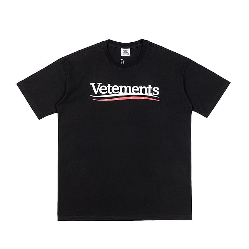 Vetements Letter Print Oversized Tee