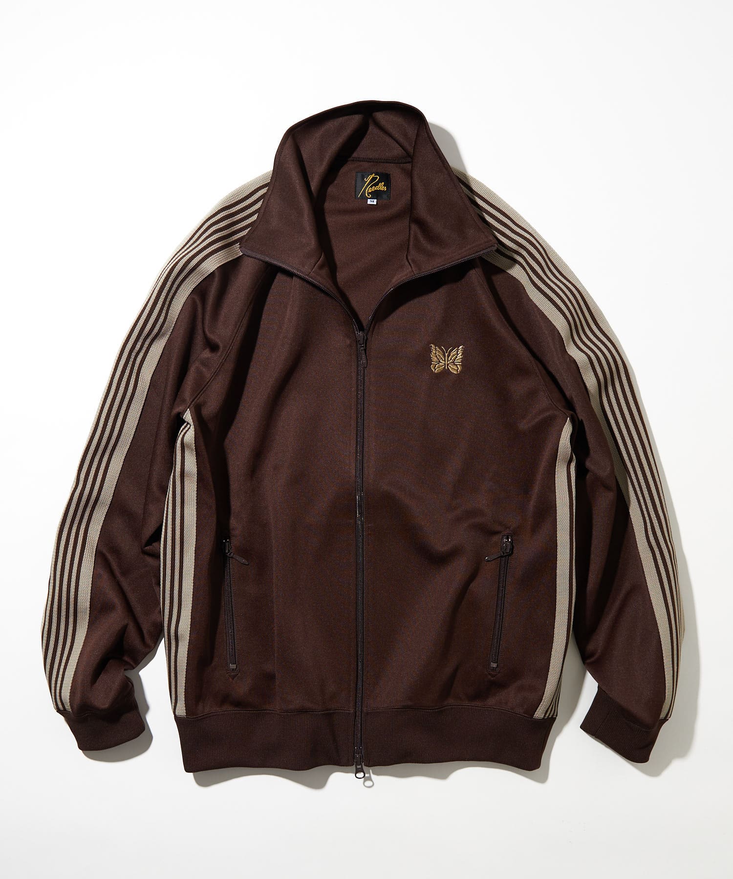 Needles Butterfly Embroidery Side Stripe Pants (Style 3)