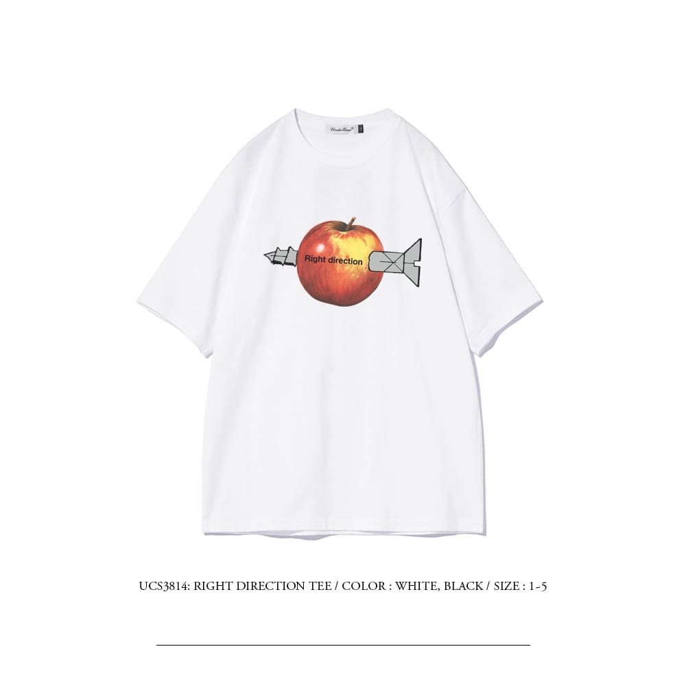 Undercover Apple Screw Trendy Retro T-Shirt for Men and Women