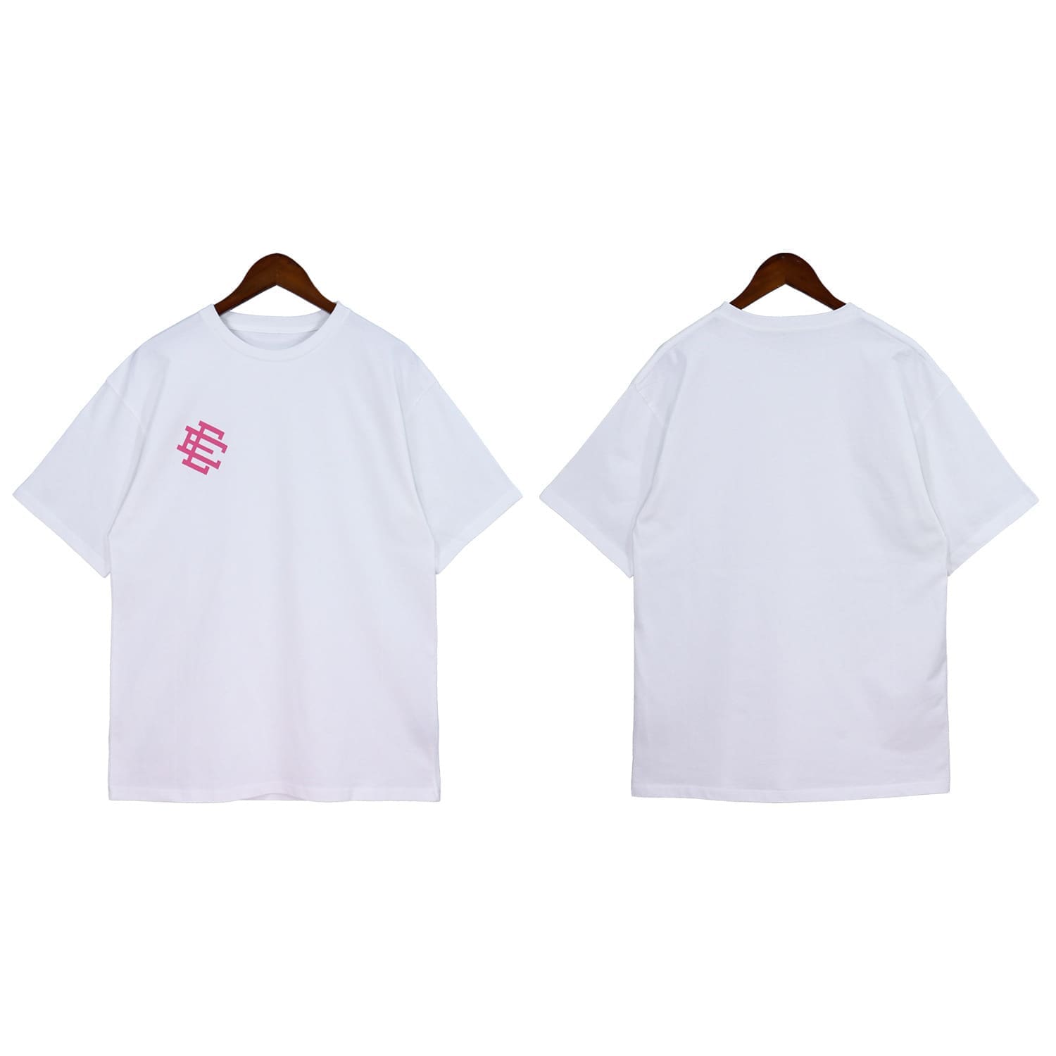 Eric Emanuel Letter Print Cotton Double Yarn Short Sleeve T-Shirt for Men and Women