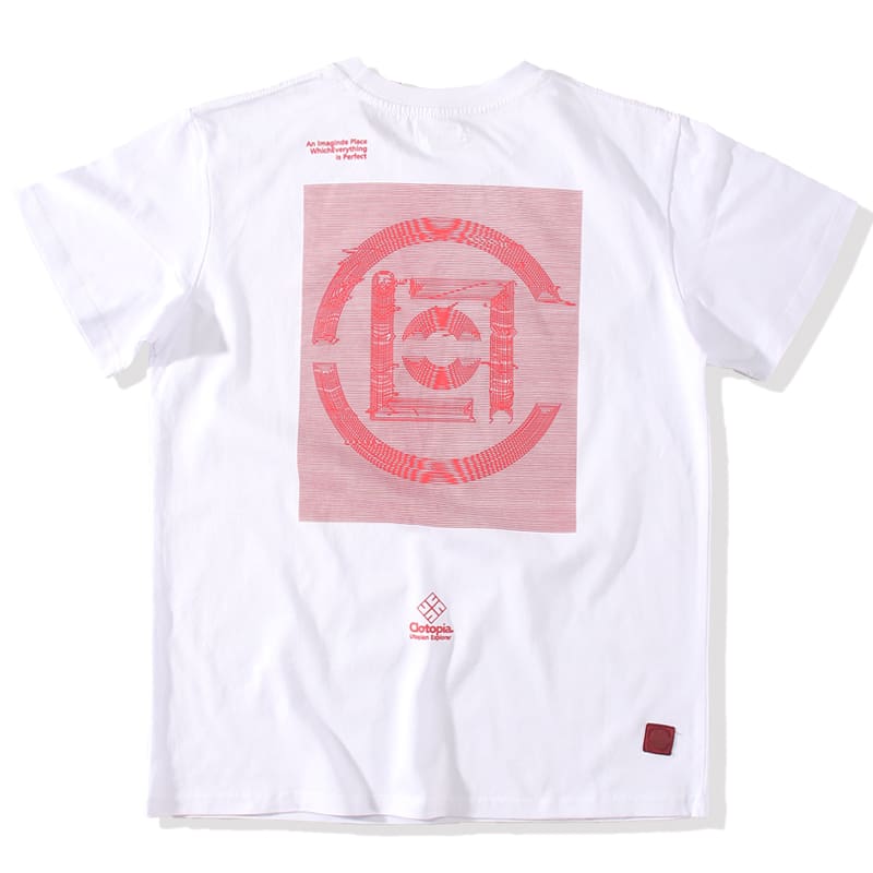 Clot Blue And White Porcelain Chinese Print T-Shirt