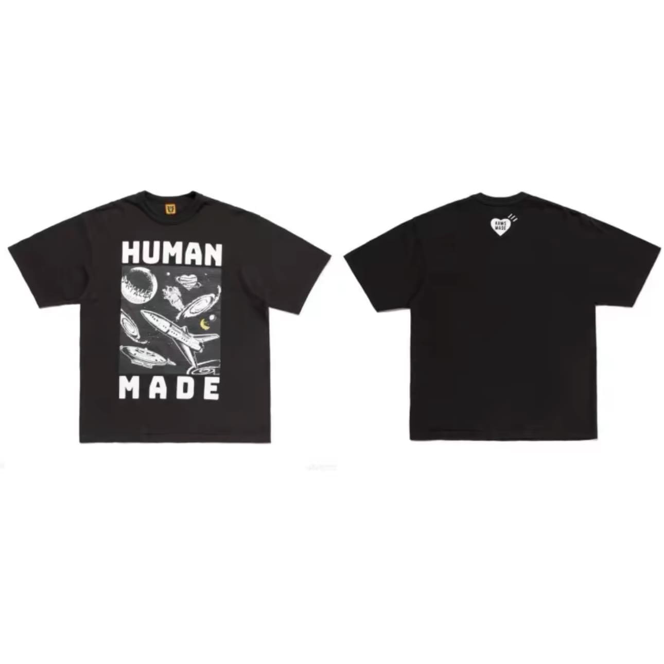 Hvm*n M*de slub cotton round neck tee