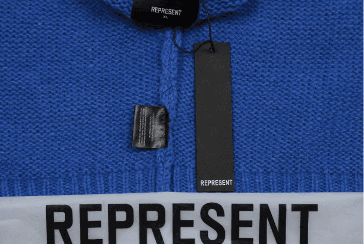 Represent Vintage High Street Bright Knit Sweater Loose Bottoming Shirt for Men and Women