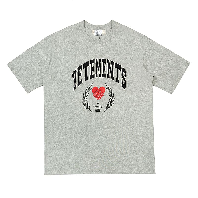 Vetements Letter Print Oversized Tee