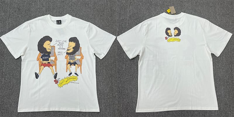 Saint Michael Distressed Retro Washed Vintage T-Shirt Fashion Collection