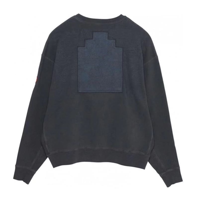 Cavempt Dark Gray Embroidered Sweater