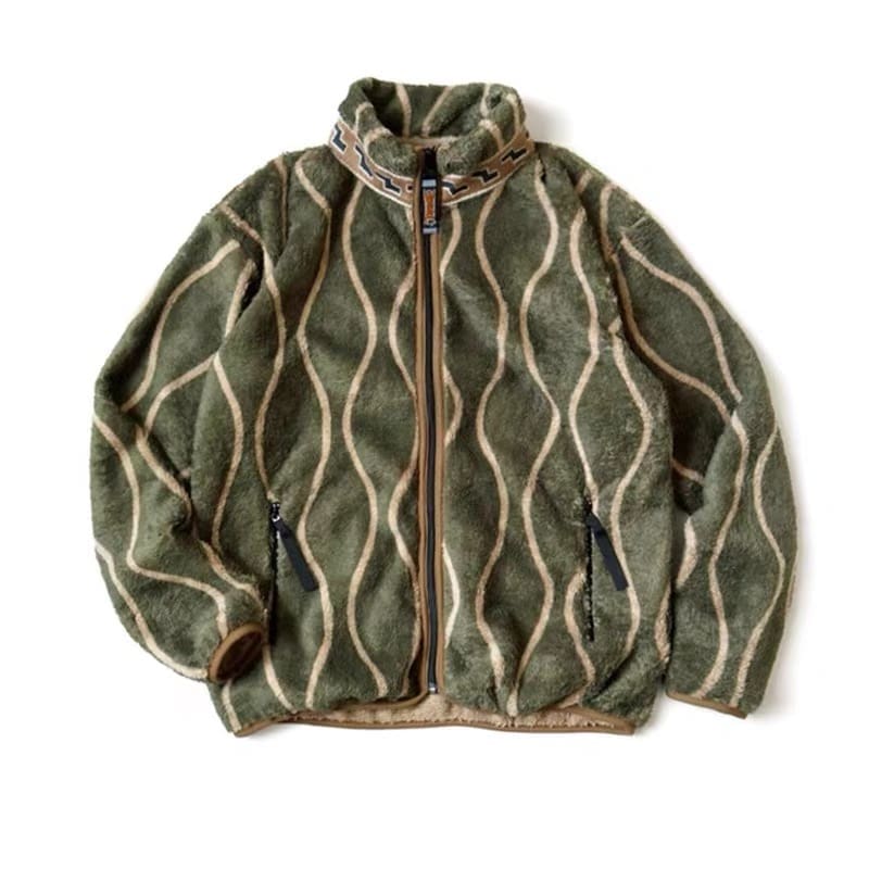 Kapital Tang Grass Polar Fleece Jacket