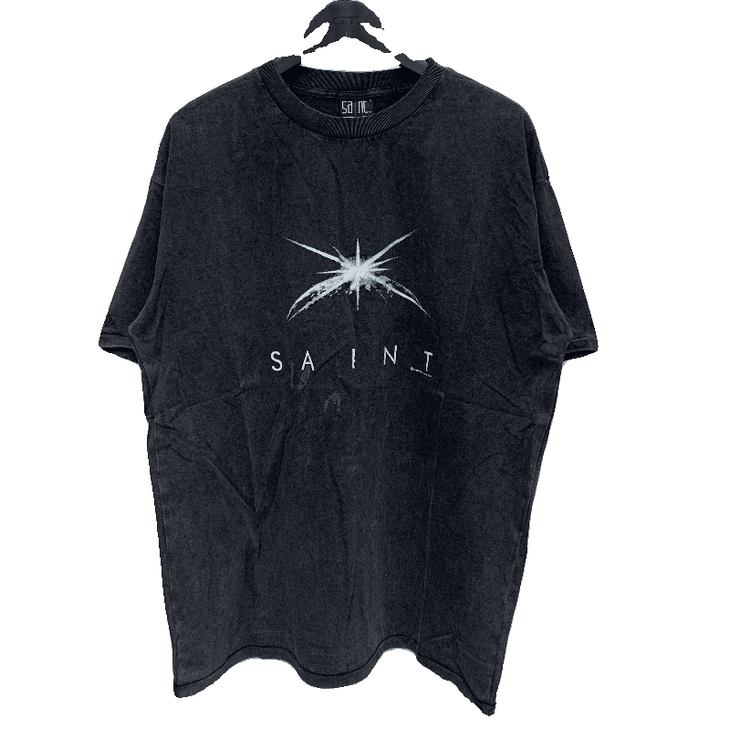 Saint Michael High Street Star Vintage Washed Casual T-Shirt for Couples