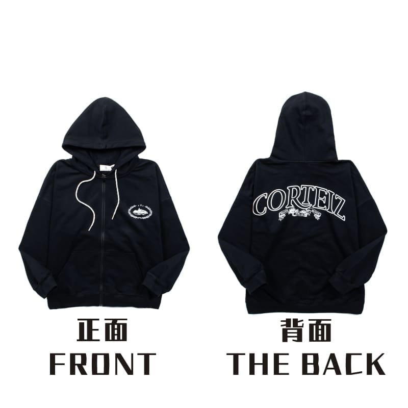 Corteiz Devil Island Zippered Hoodie