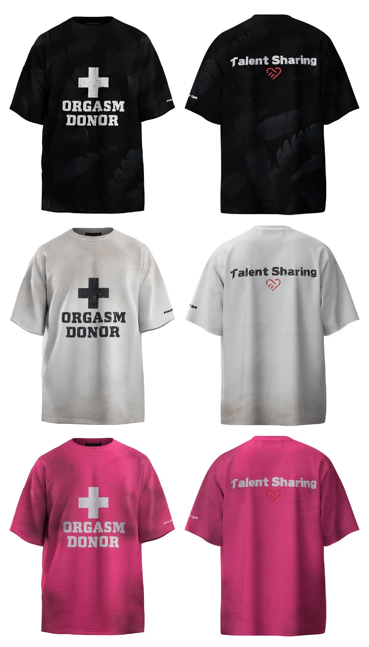 Grailz 23Ss Project G/R Destroyed Mud Dye T-Shirt