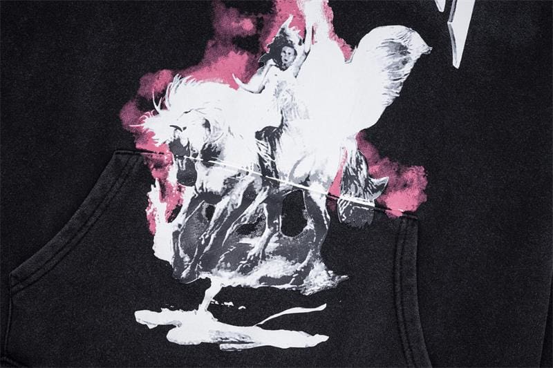 Represent Take Me Higher Washed Hoodie Heavy Sweater for Men