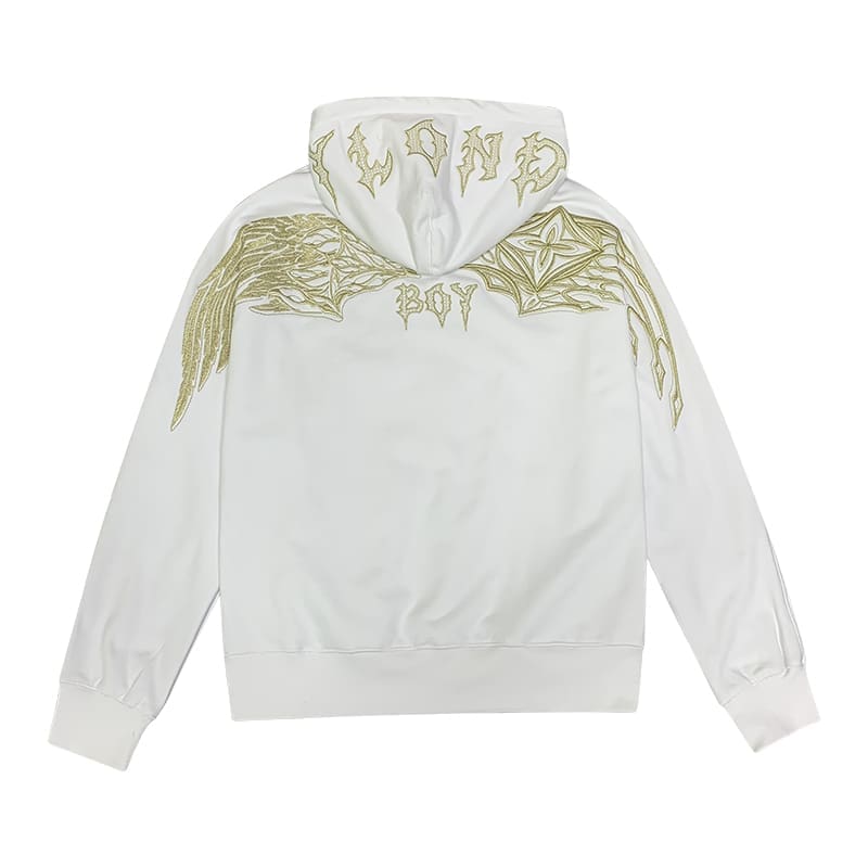 Autumn Trendy Hooded Embroidered Sweater