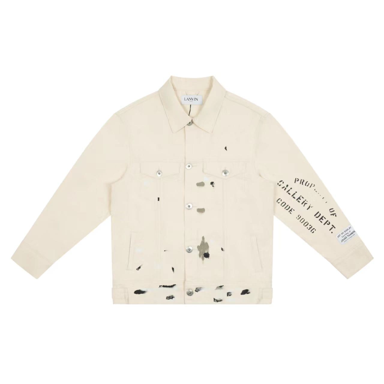 Gallery Dept Lanvin Splash Ink Denim Jacket