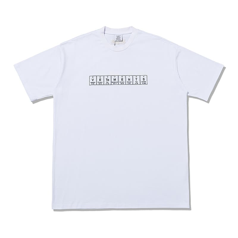 Vetements Letter Print Oversized Tee
