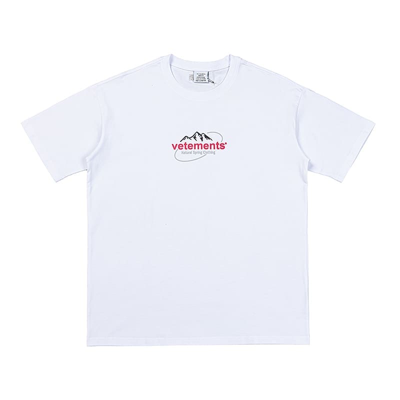 Vetements Letter Print Oversized Tee