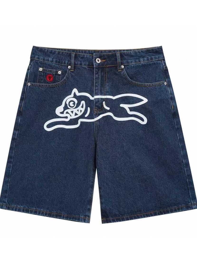 Bbc Flying Dog Denim Shorts