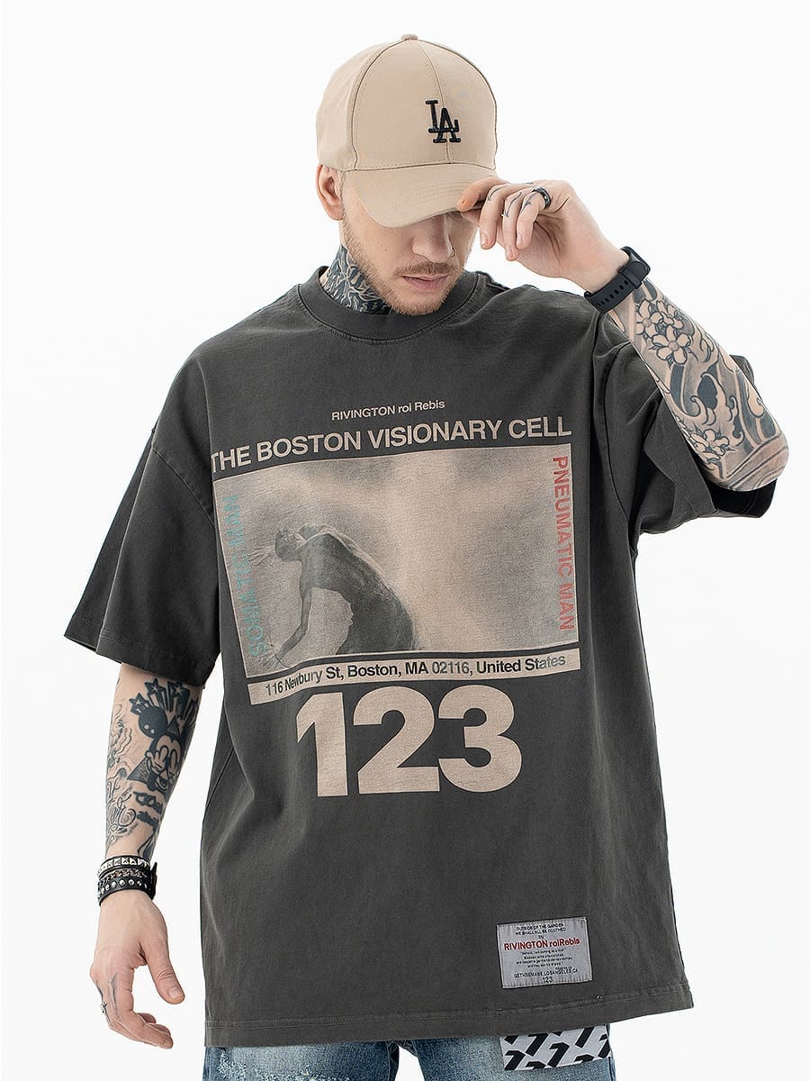 Rrr123 Graffiti Printed Tee