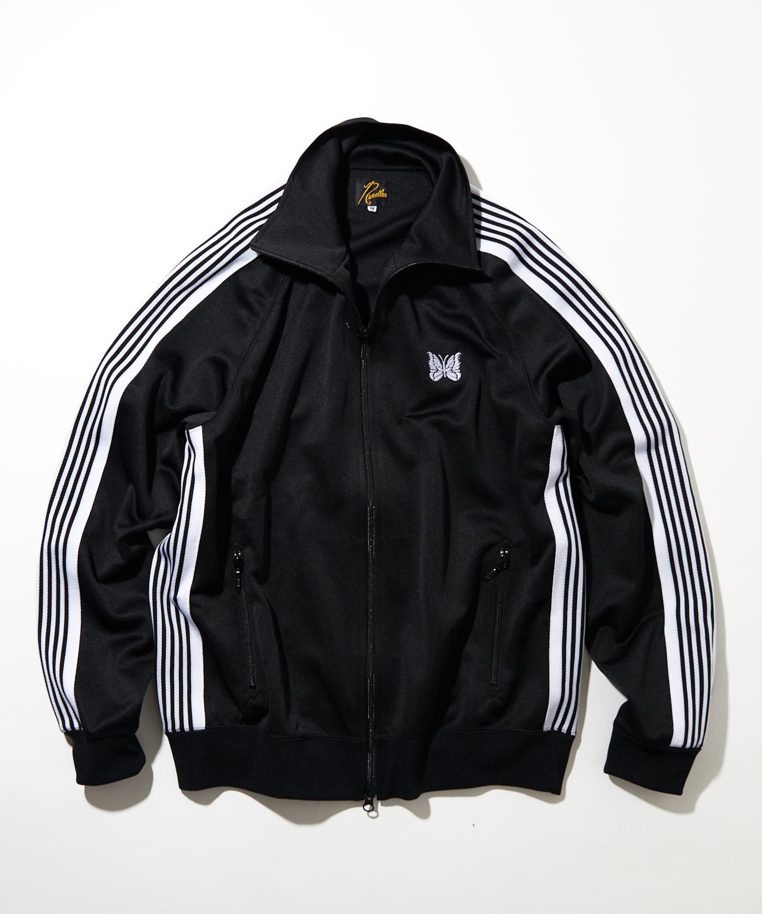 Needles Butterfly Embroidery Side Stripe Pants (Style 3)