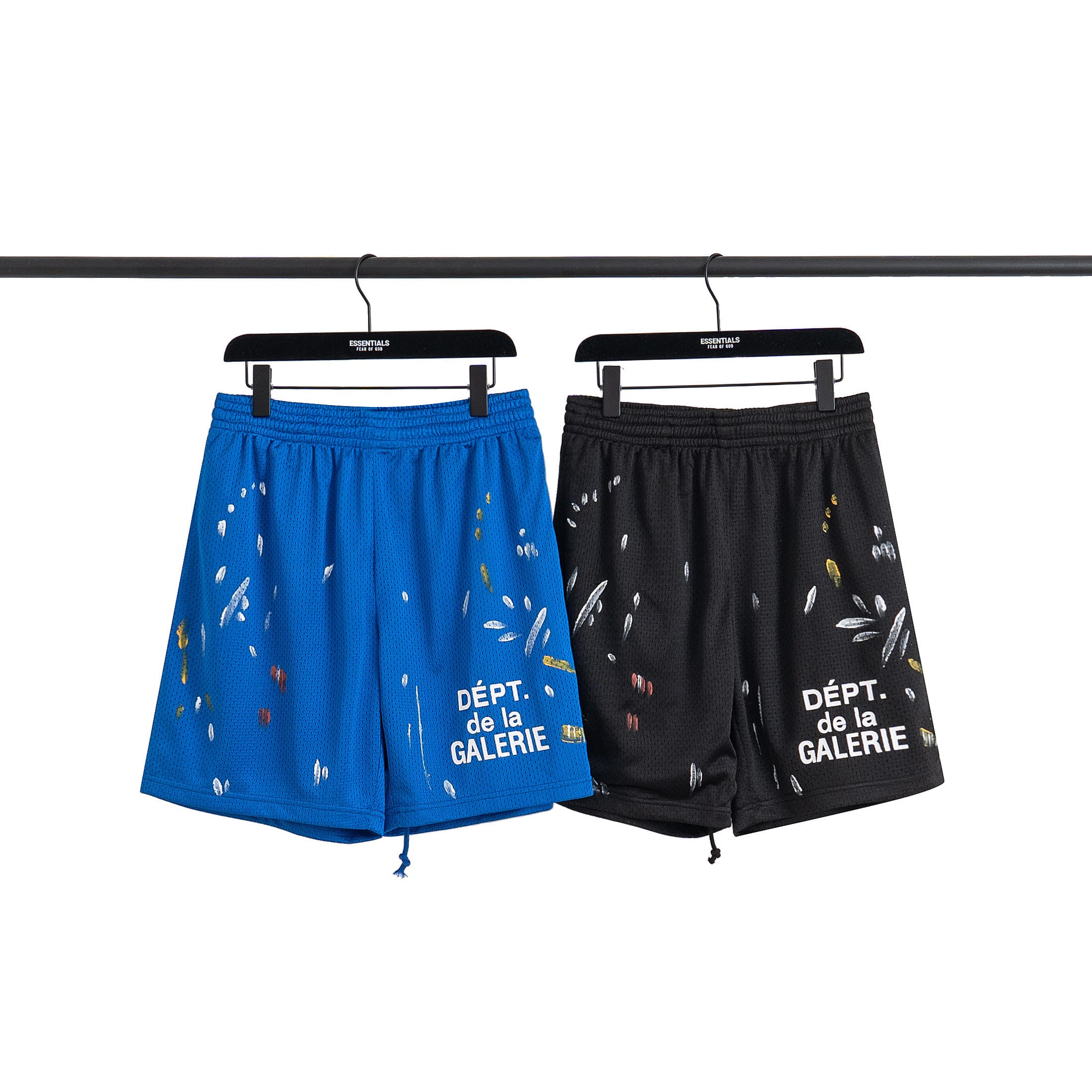 Gallery Dept Mesh Ink Splash Shorts