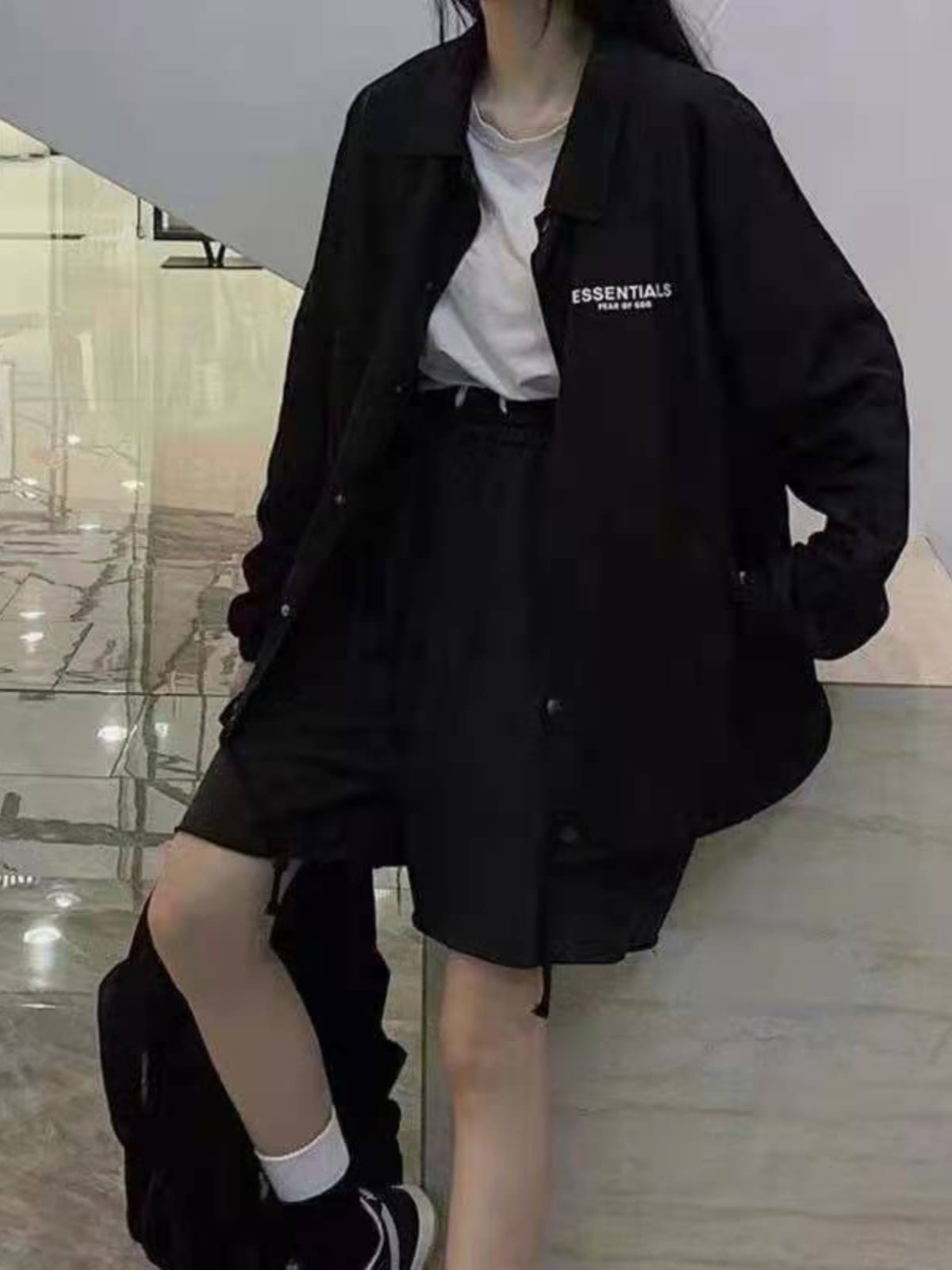 Fog Fear Of God Essentials Shell Jacket