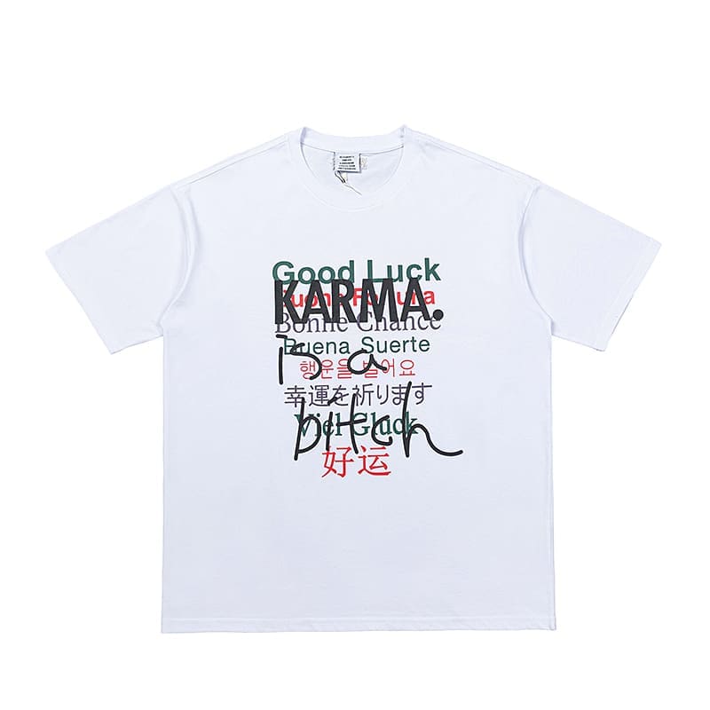 Vetements Letter Print Oversized Tee