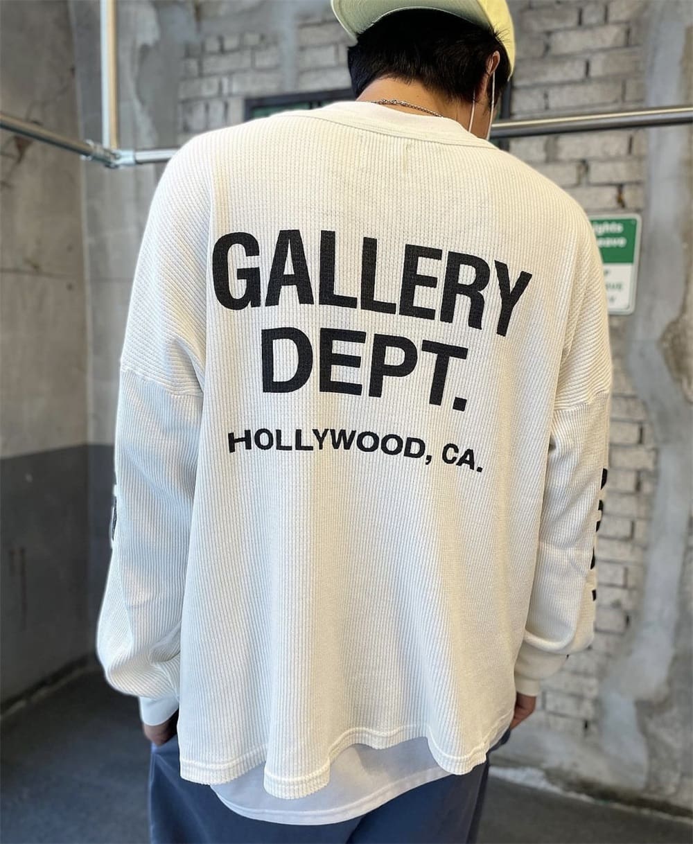 Gallery Dept Waffle Logo Long Sleeve T-Shirt