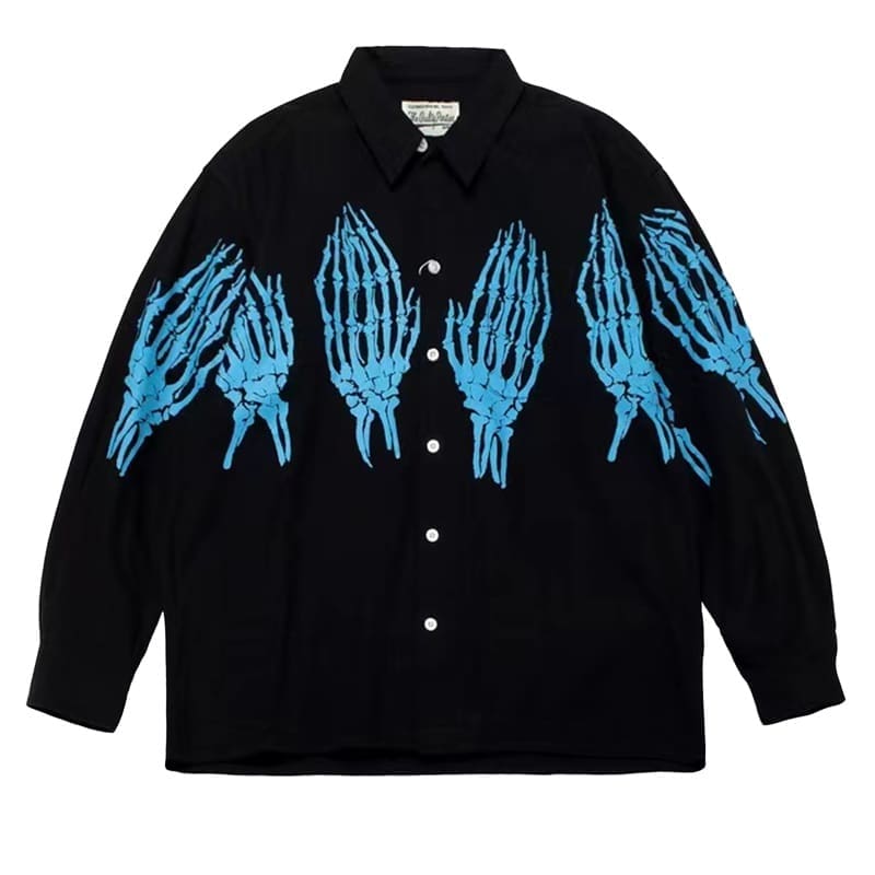 Wacko Maria Hawaiian Style Long Sleeve Shirt