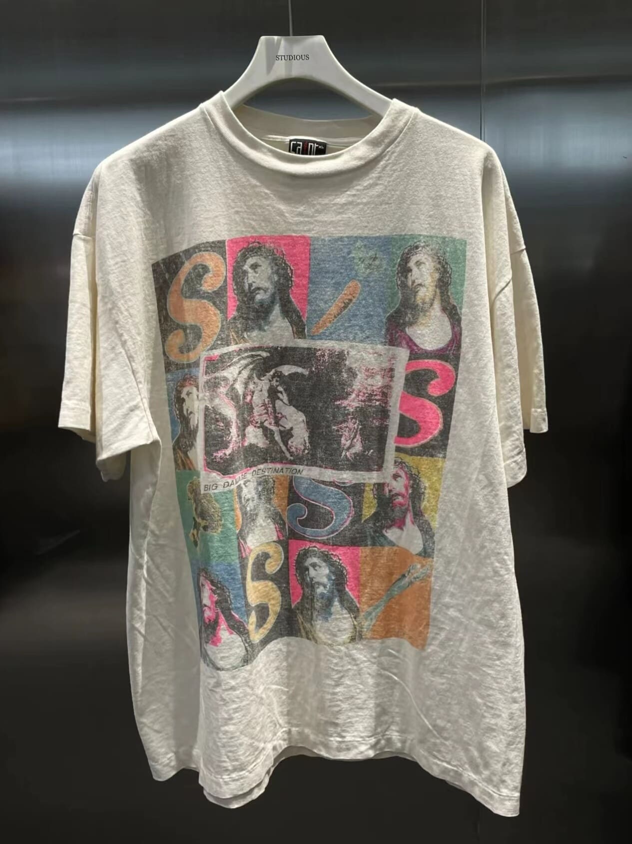 Saint Michael Sean Wotherspoon Limited Veges Vintage Print Short Sleeve T-Shirt