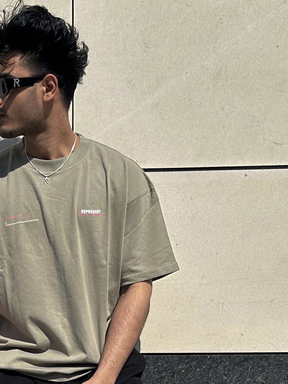 Represent Rep Color Letter Tee