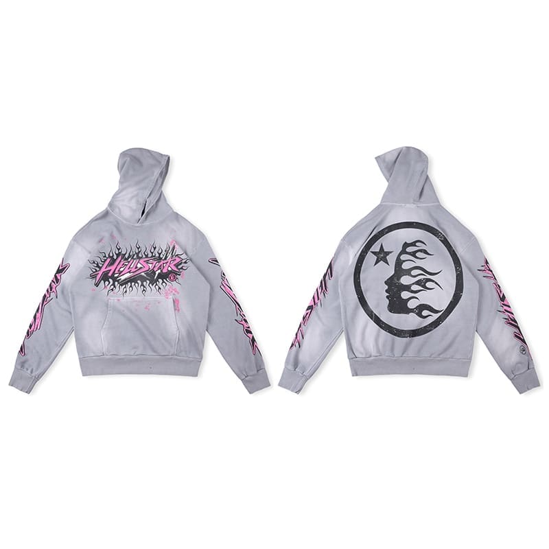 H*lst*r studios marble tie-dye hoodie