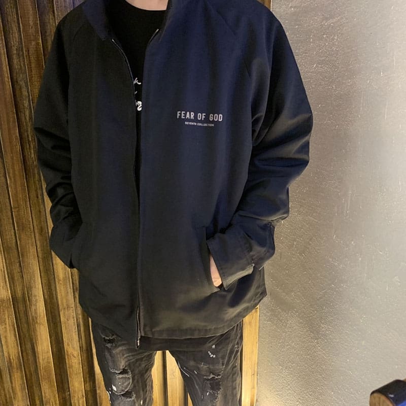 Essentials Amg Fog Main Line Letter Jacket