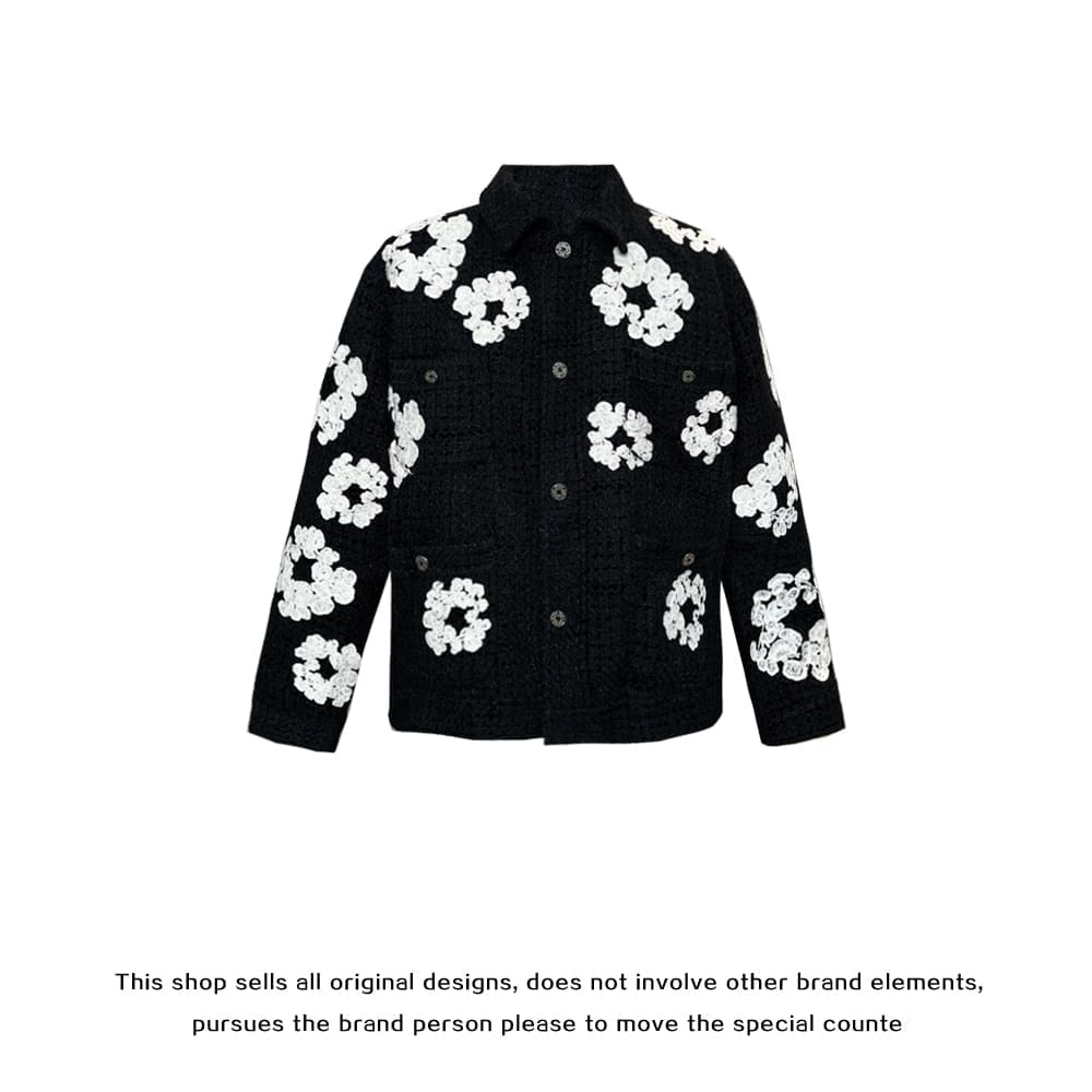 Fan Denim Tears Readymade Embroidered Jacket