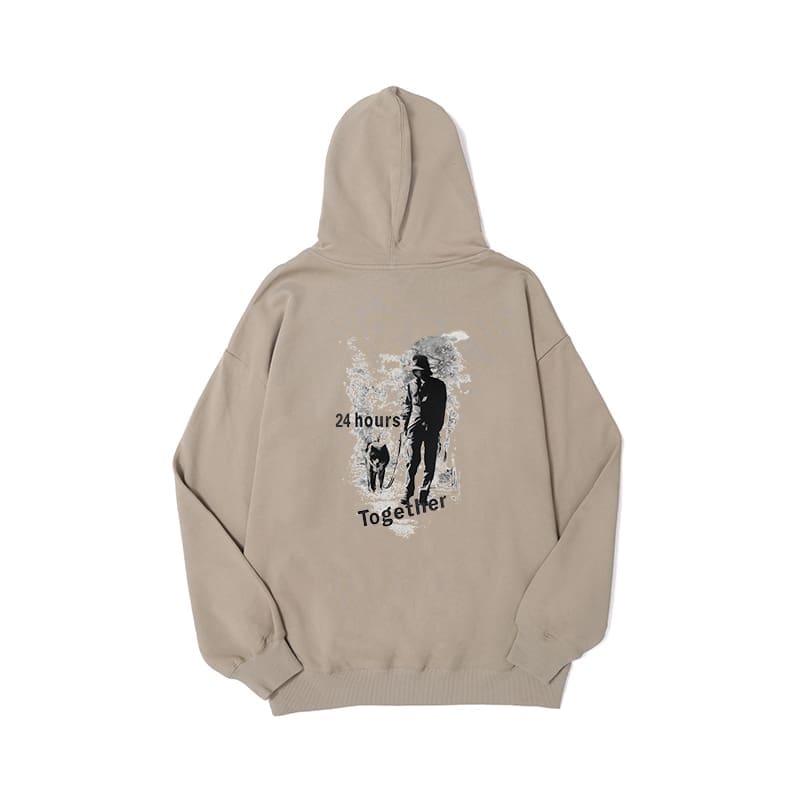 Yohji Yamamoto Abstract Character Hoodie