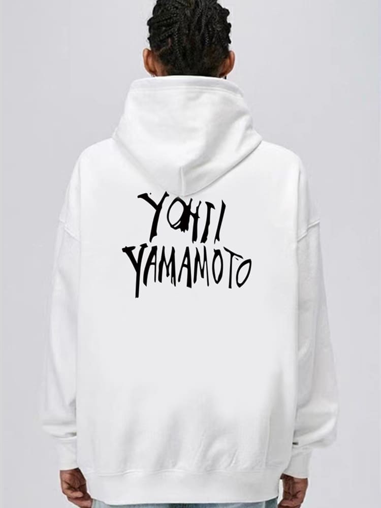 Yohji Yamamoto Graffiti Signature Hoodie