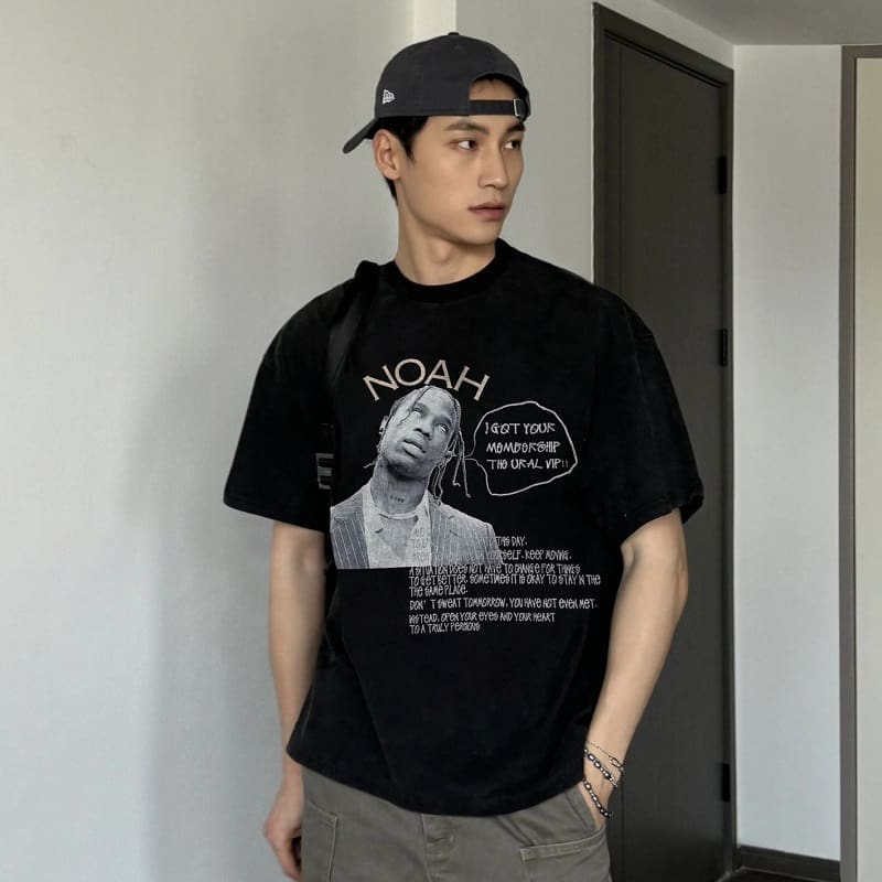 Noah Trach Cross Portrait Tee