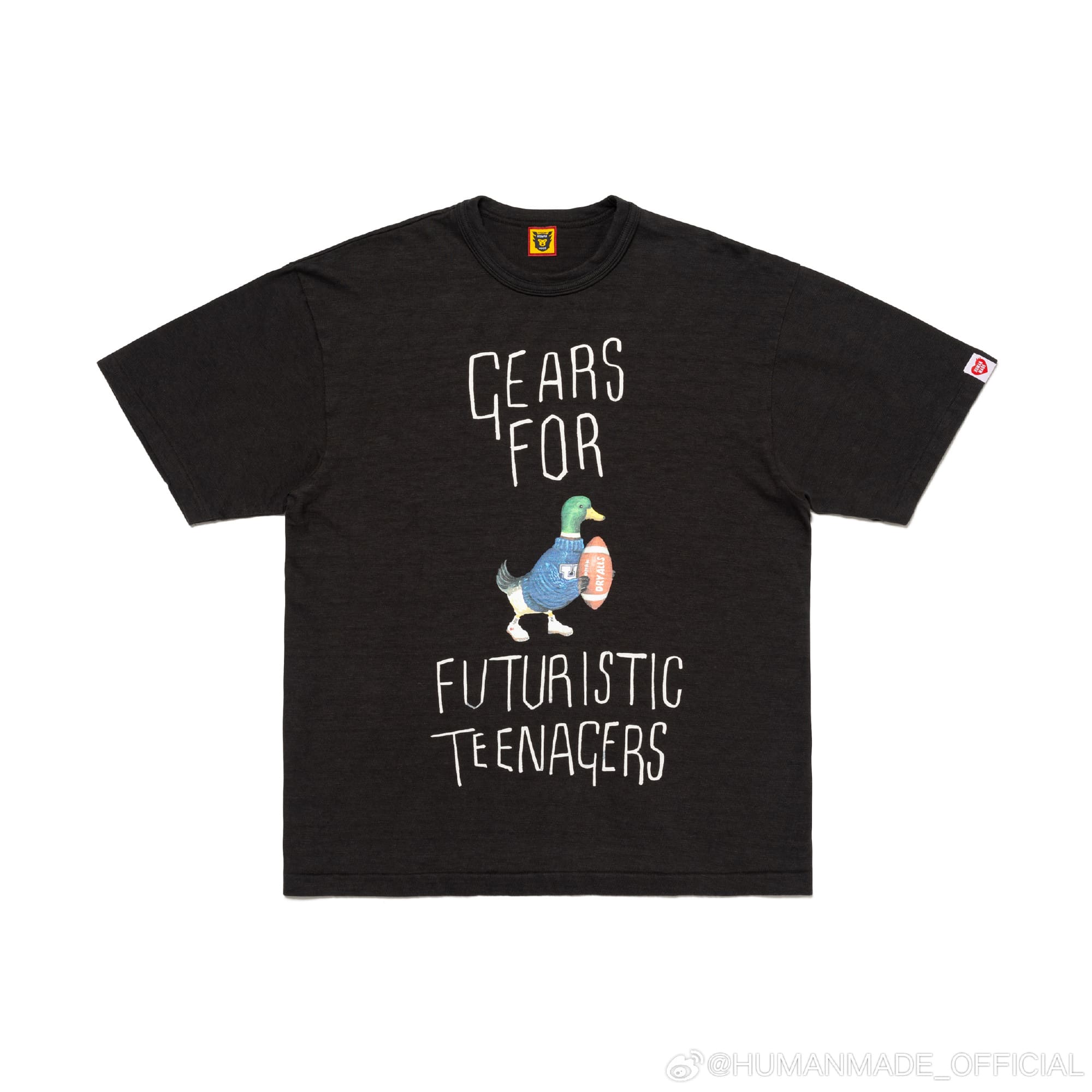 Hvm*n M*de duck letter short sleeve tee