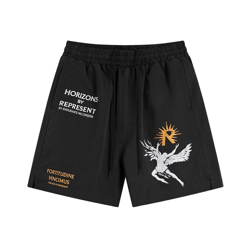 Represent Sun Wing Figure Print High Street Casual Shorts Set