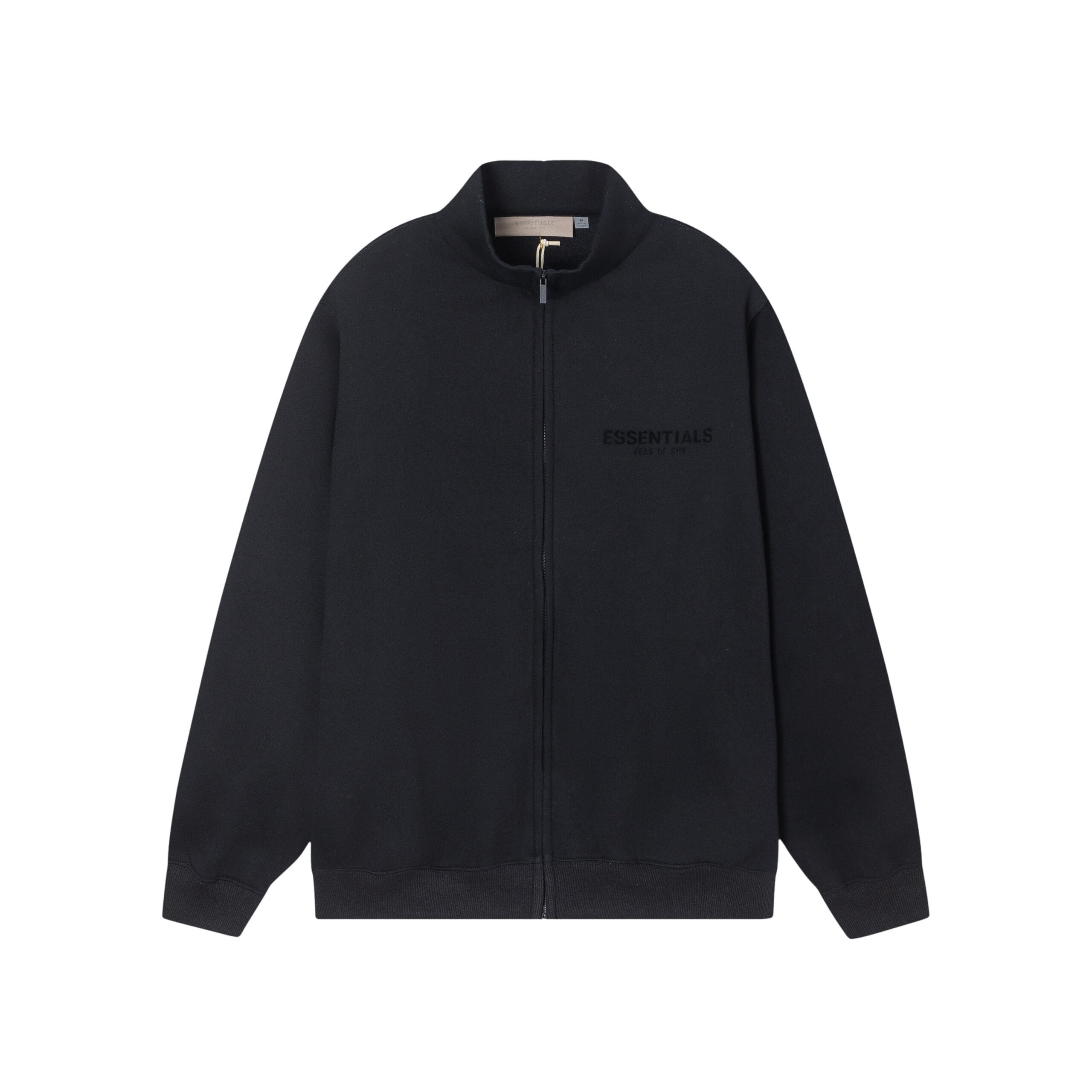 Fog Essentials Flocking Letter Zipper Jacket
