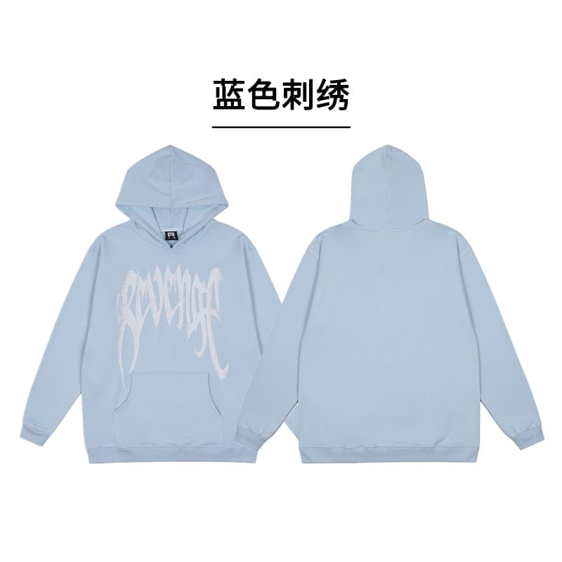 Revenge Style Black Skull Logo Hoodie 2