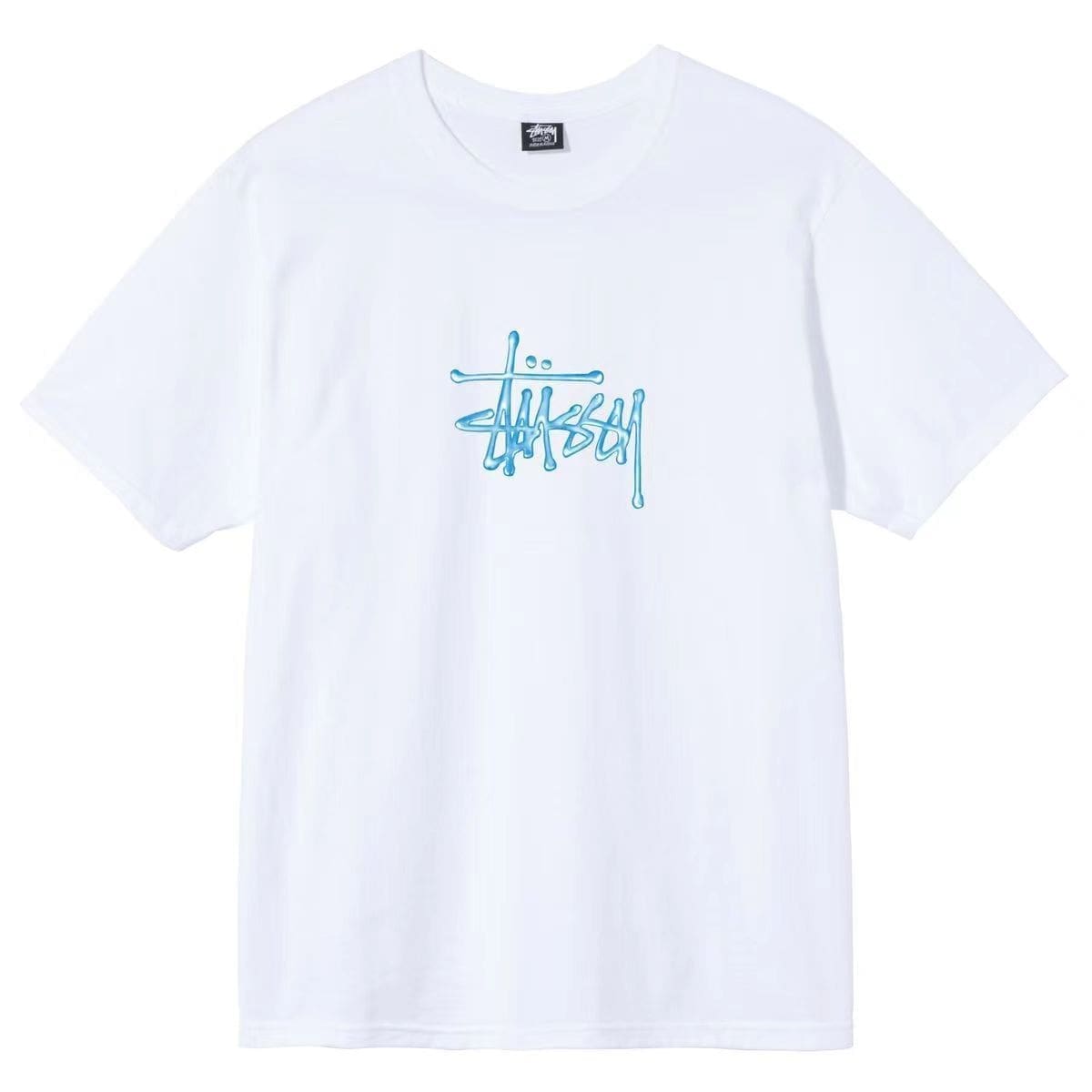 Stussy Crown Surfing Print Short Sleeve T-Shirt for Men and Women 1